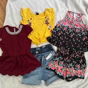 Lot of girls clothes size-7/8-10
